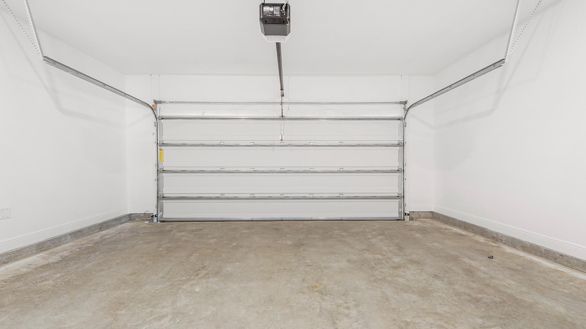 The Carol has a two car garage with remote entry