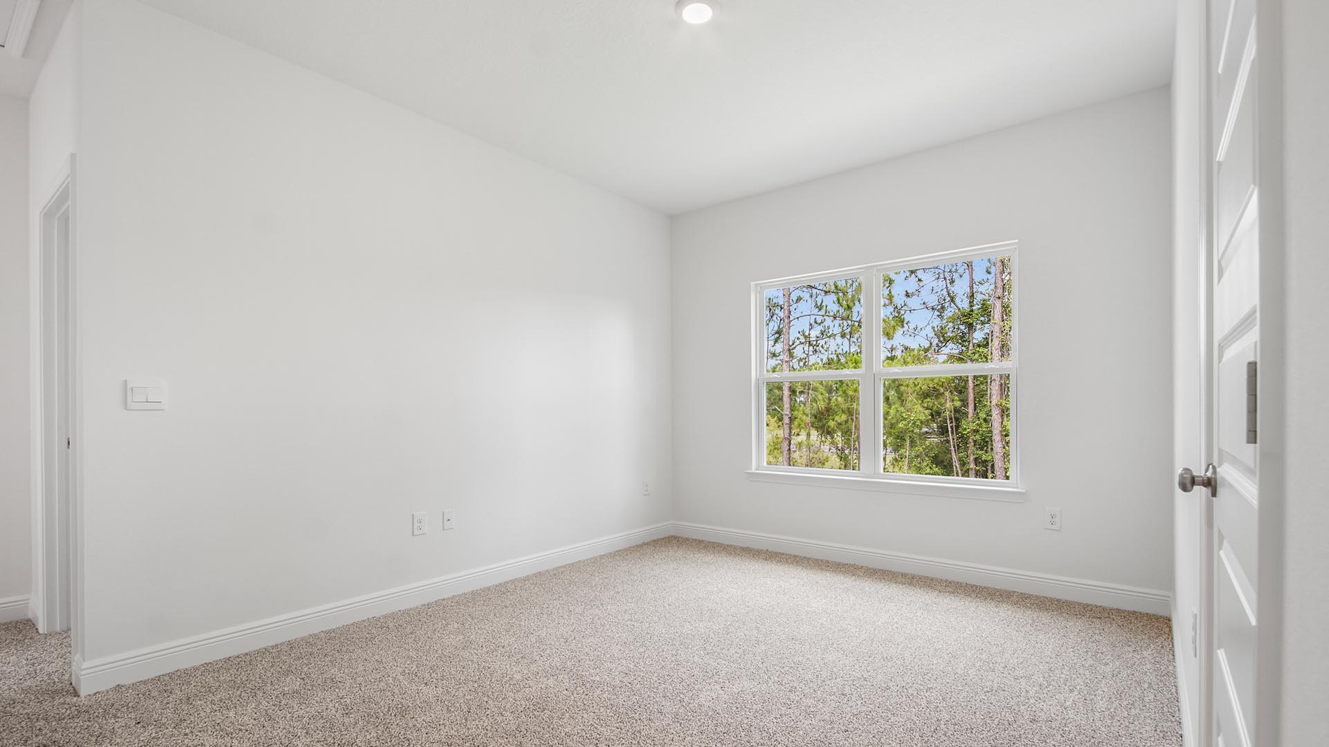 The second level has an additional living space