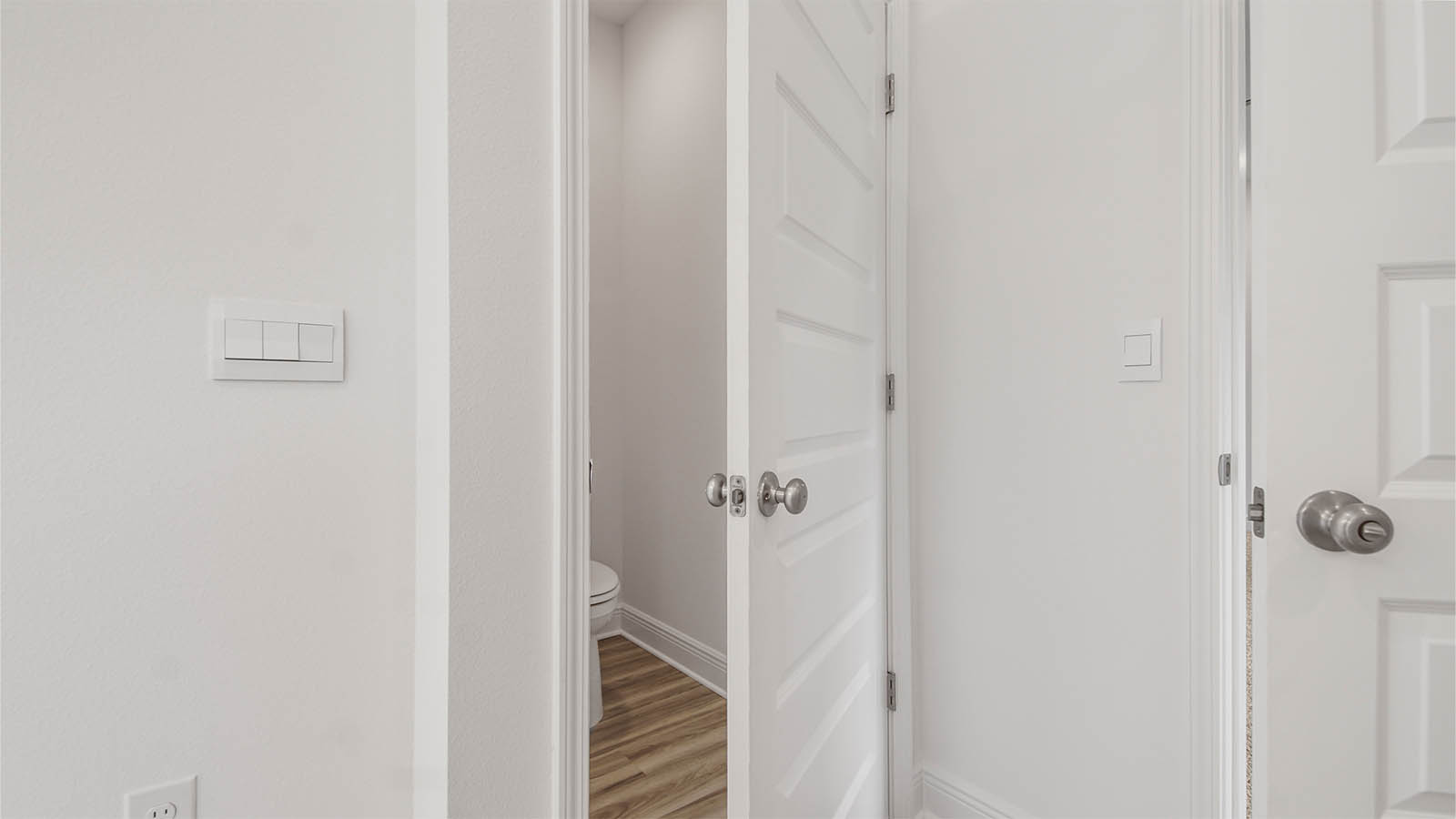 The Kennedy has a half bath