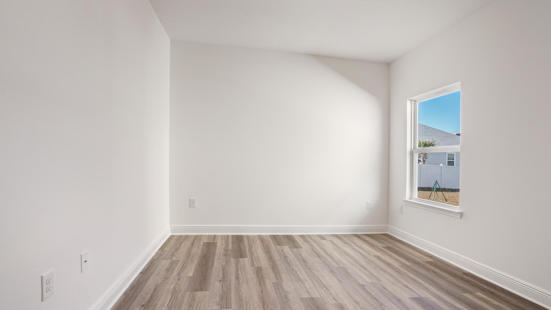 Bedroom three is spacious
