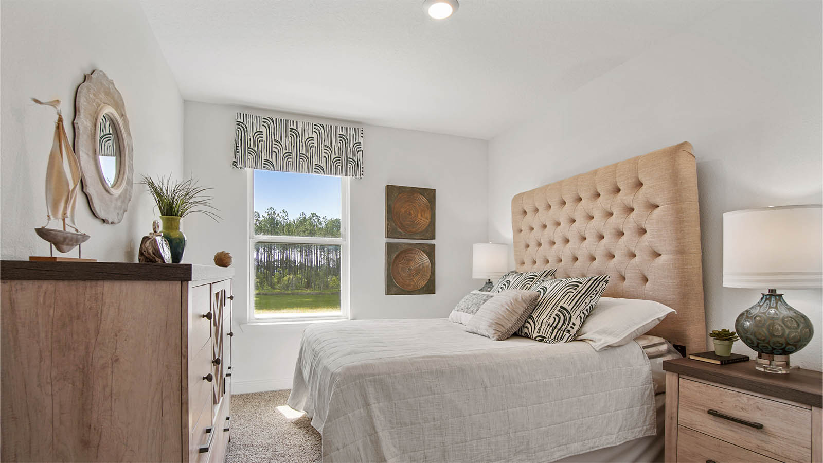 Bedroom 2 on second level with carpet