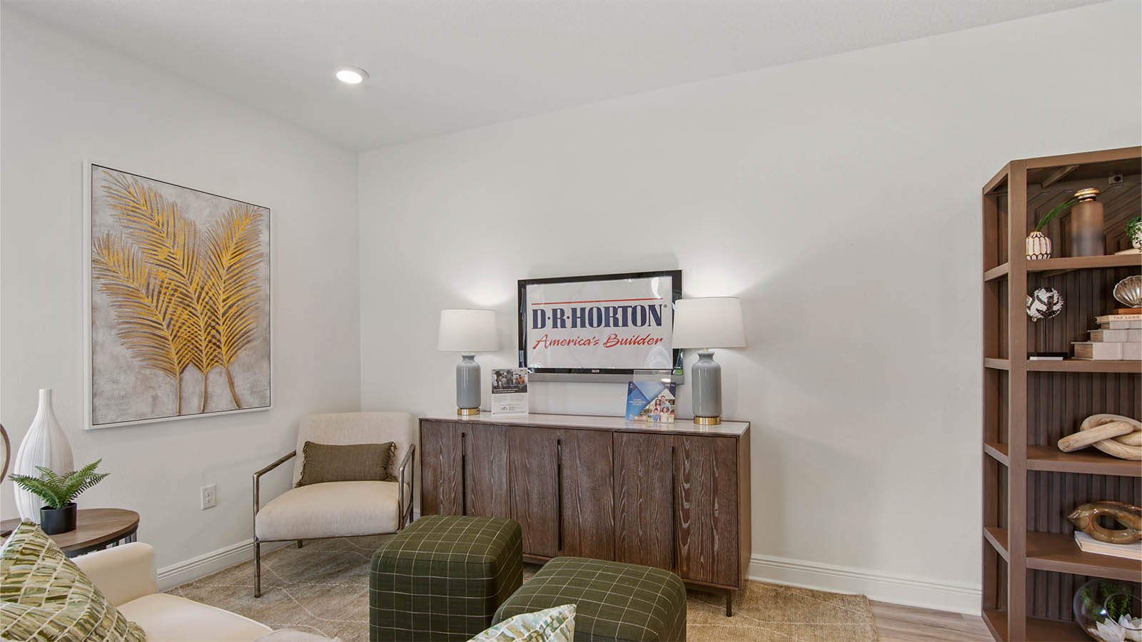 Furnished model of exterior Palm unit