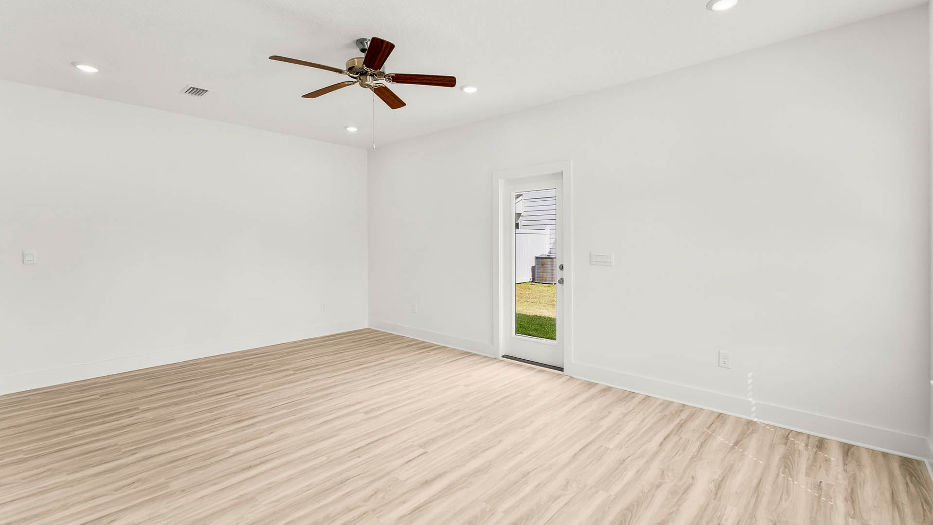 The open living space allows for family and guests to interact comfortably