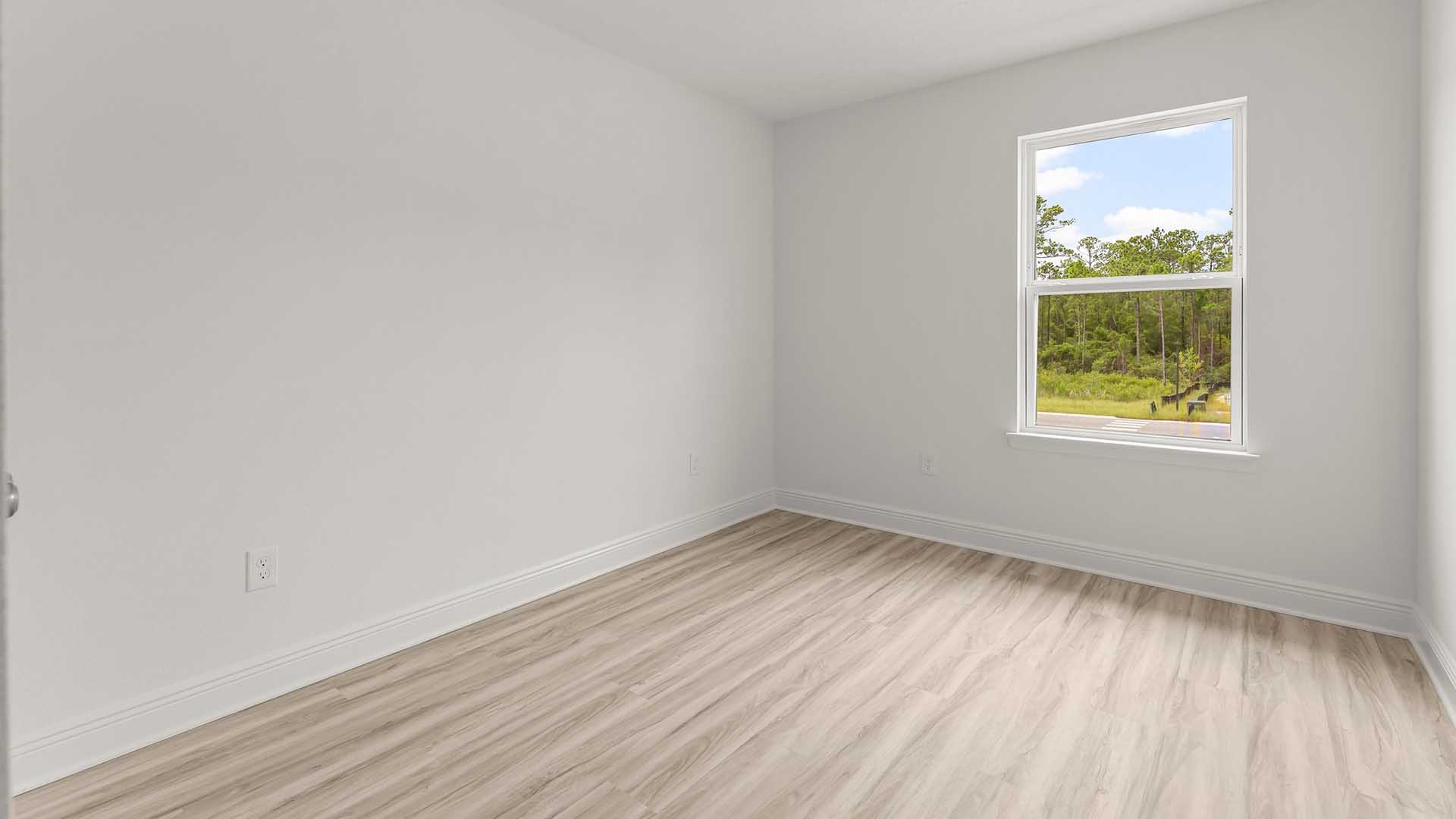 The additional bedrooms have EVP flooring