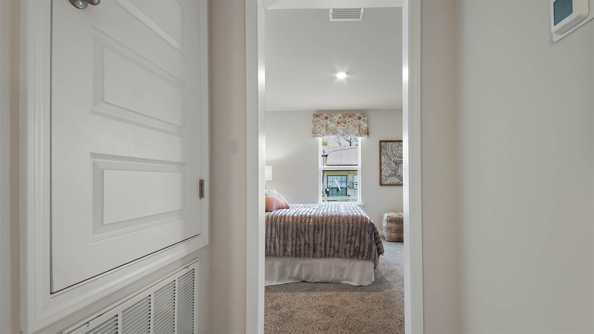 Hall leading to bedroom four