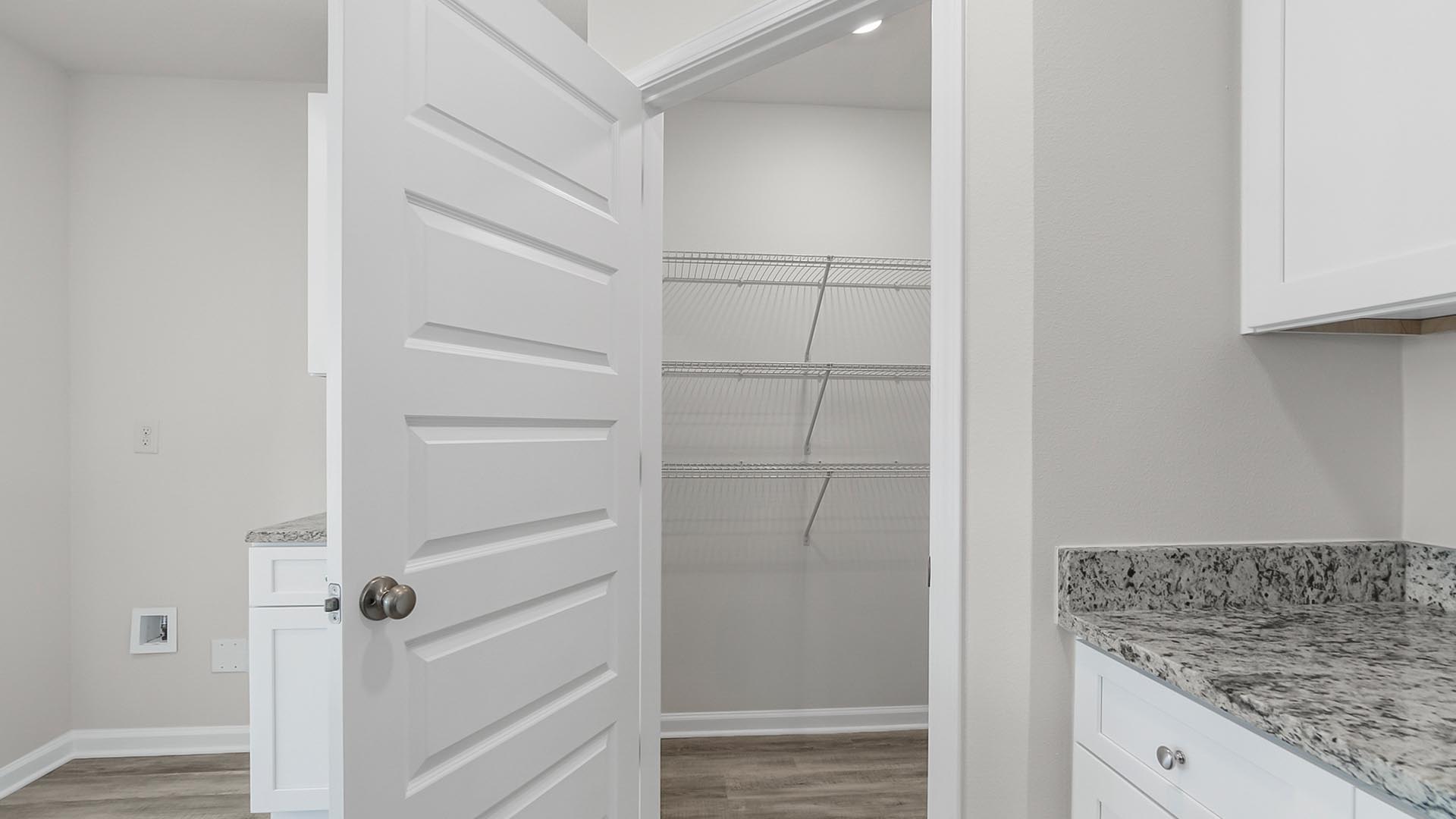 The Lismore has a large pantry in the kitchen