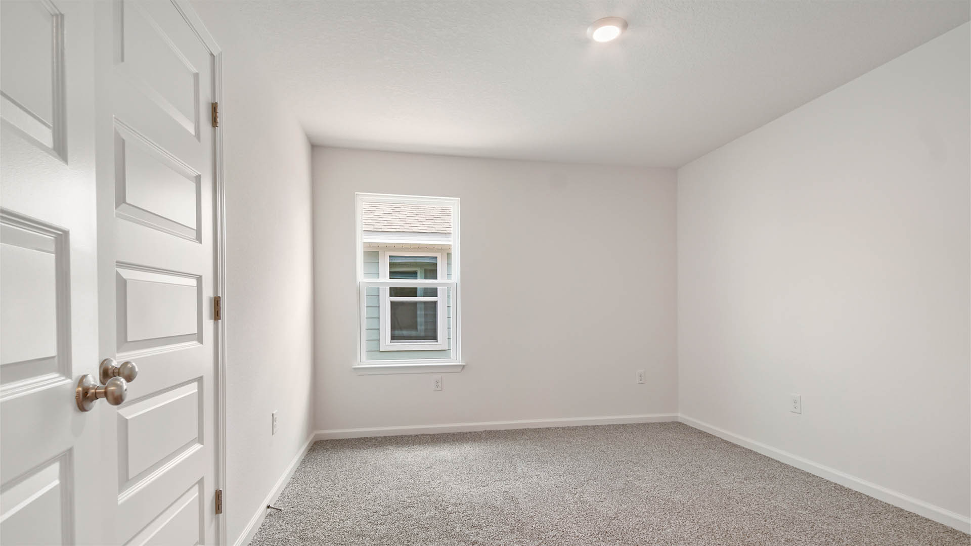 Bedroom four features a large closet