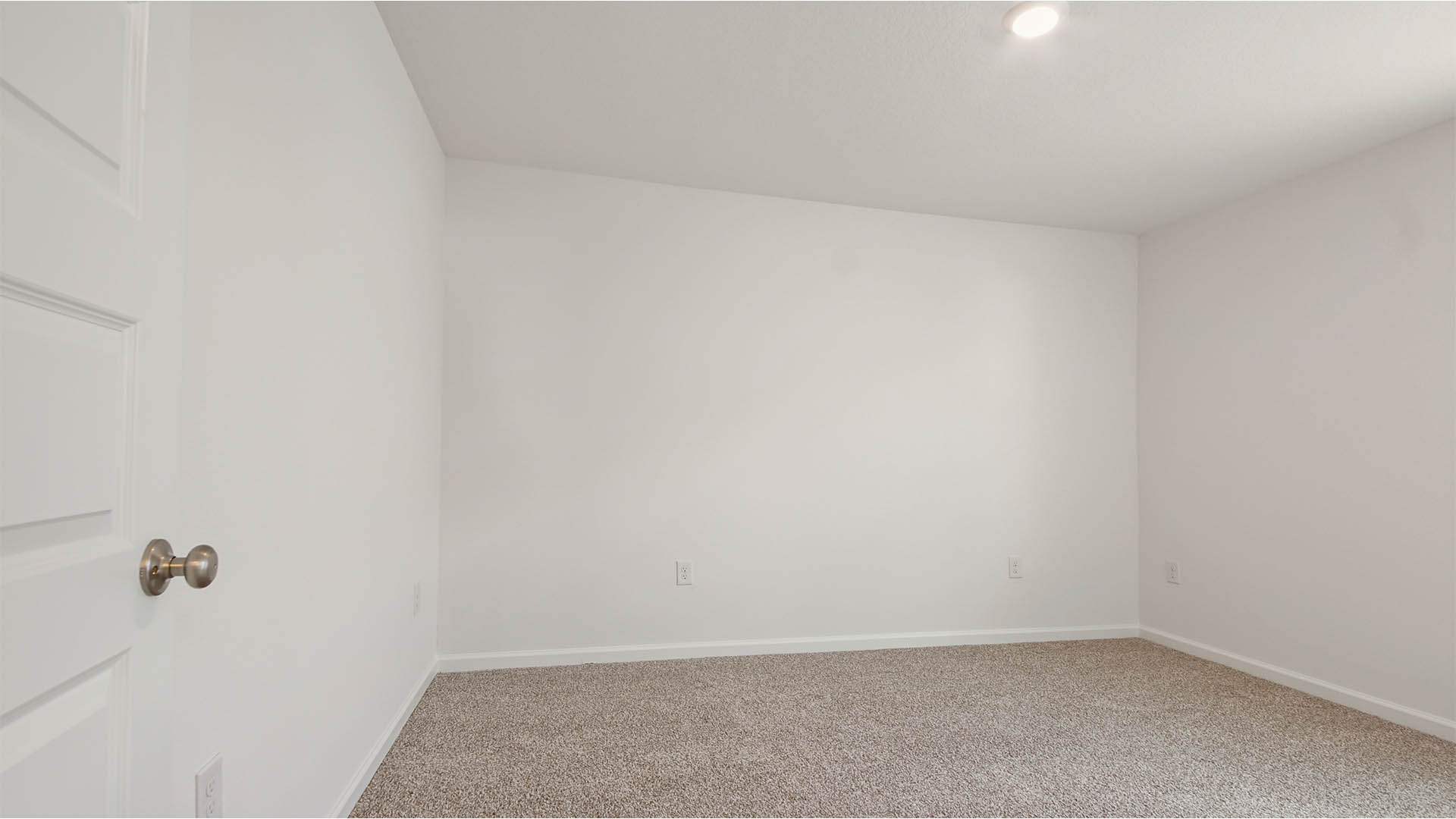 Bedroom three features a spacious closet