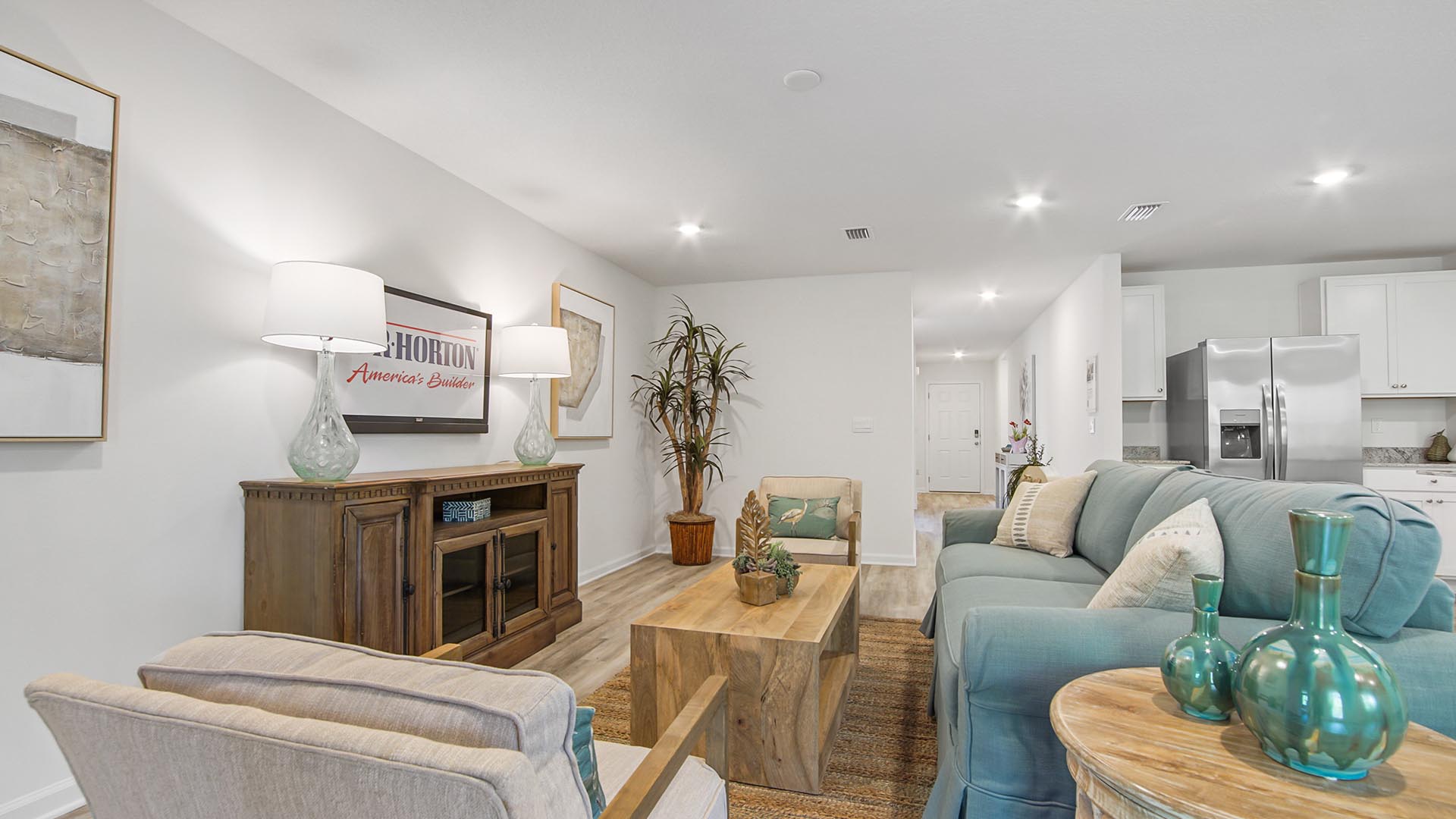 This is the current model home of the Ryder that has been released to sale. The furnishings will not convey