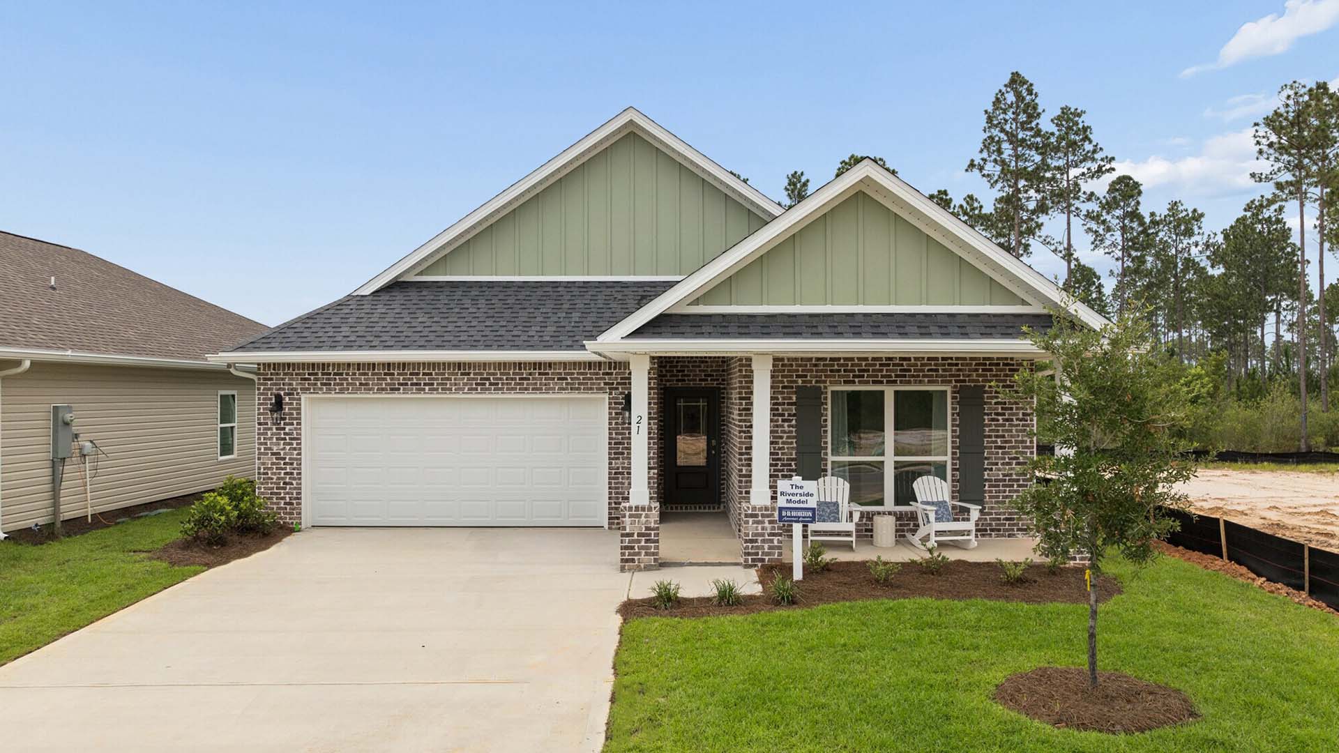 The Riverside is a four bedroom and three full bathroom home