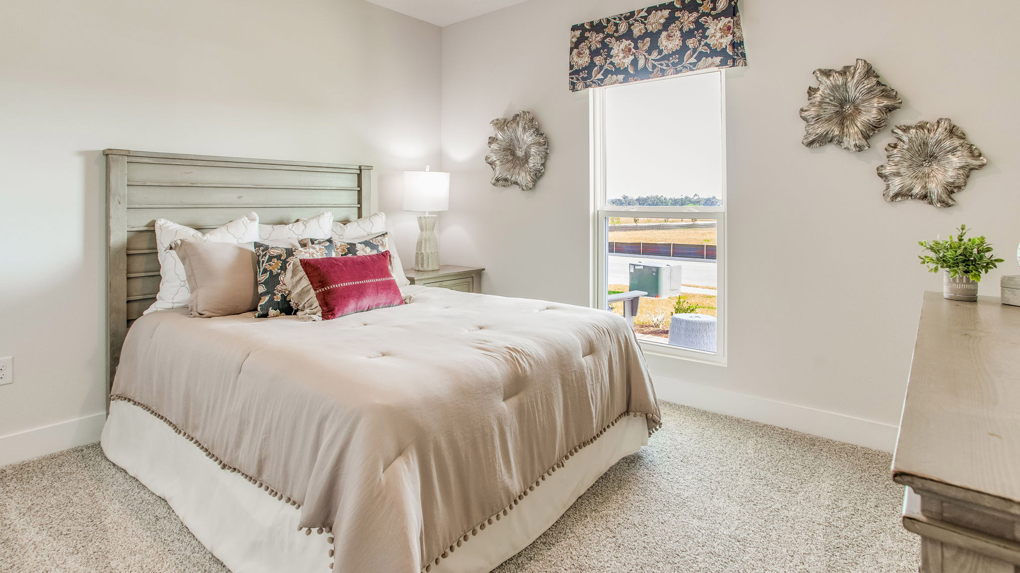 The main level has bedroom overlooks the front porch