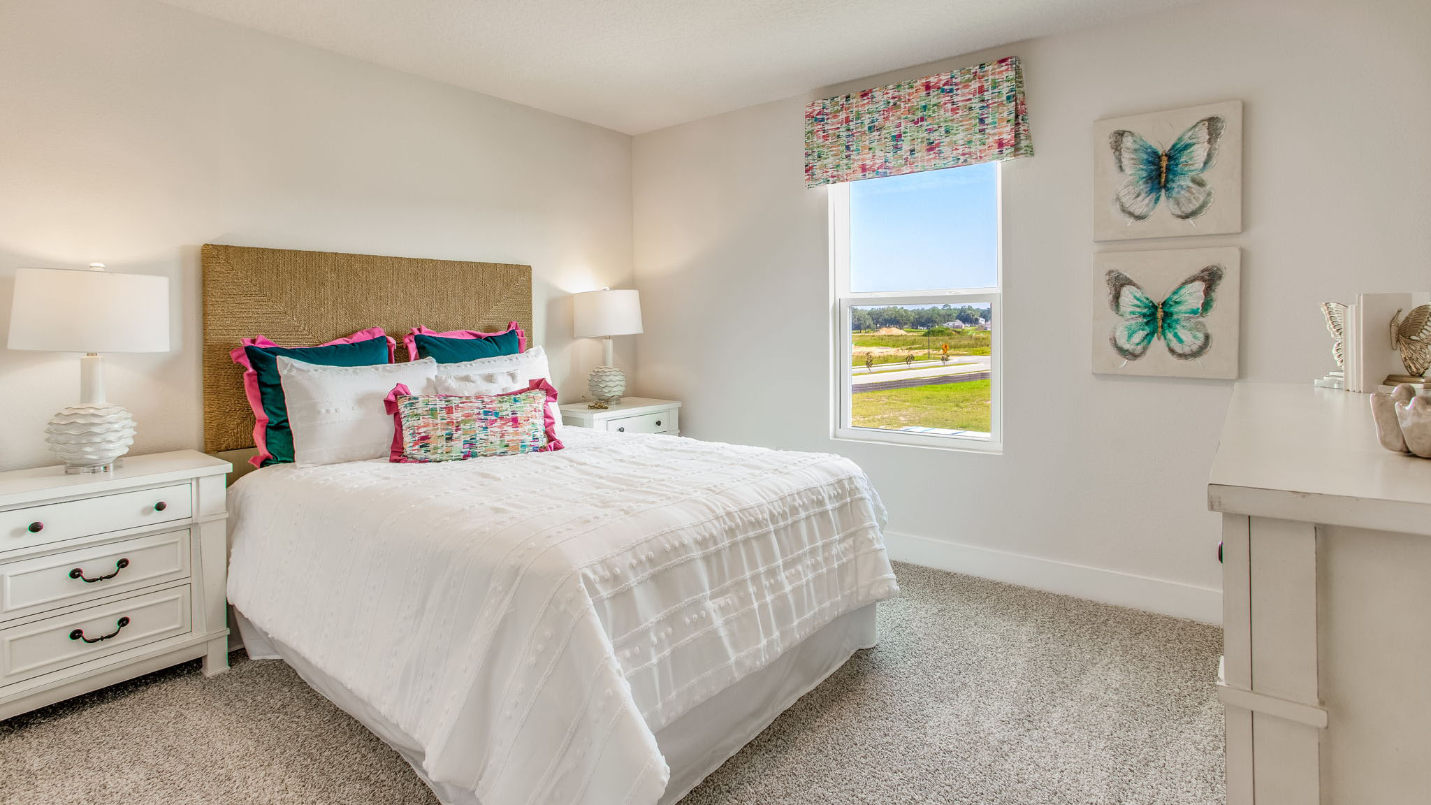 The additional bedrooms have ample closet space