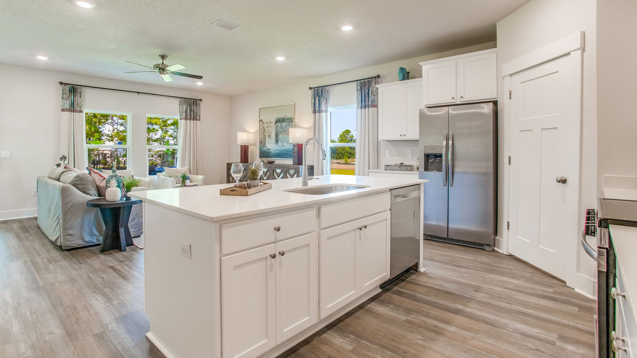 Spacious open floor plans