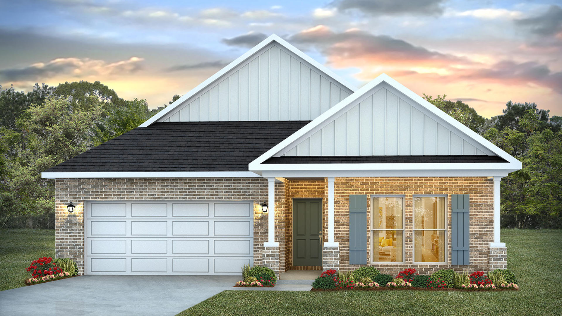 68 Foxtrail Run is a preconstruction homesite that will be built with the Riverside floor plan