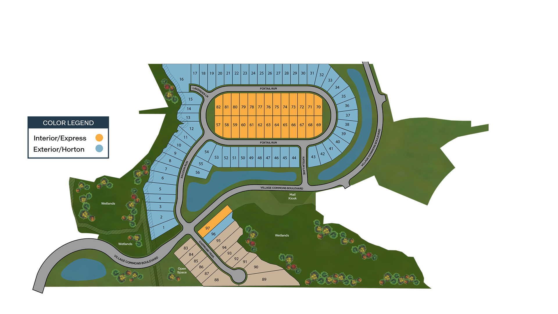 Static Lot Map