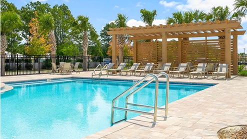 The community pool at Parkside is the perfect place to spend those Summer afternoons