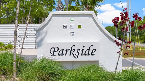 Parkside is a new community located on the Western side of Scenic Highway 30 A