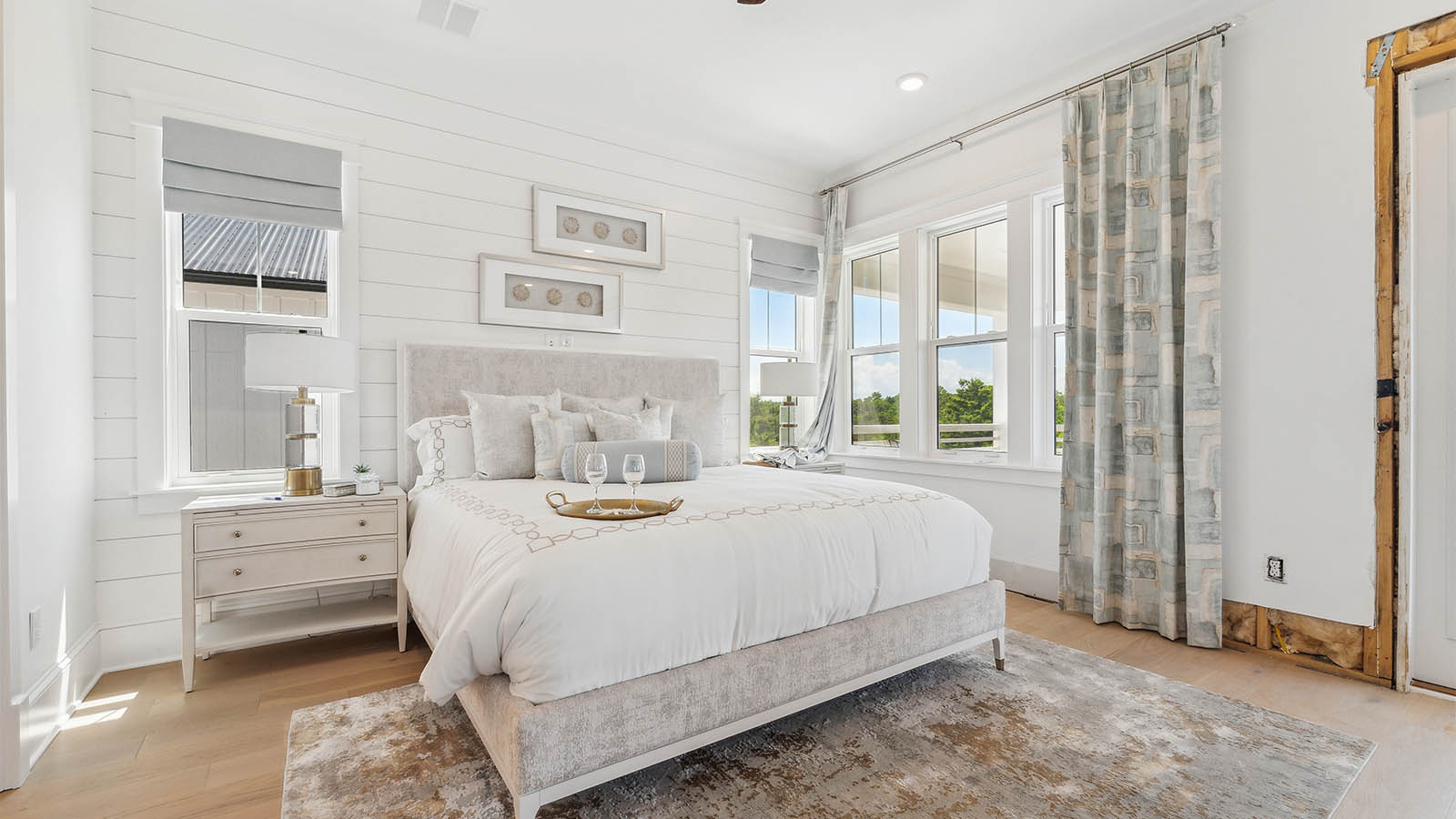 There are three additional bedrooms on the third level