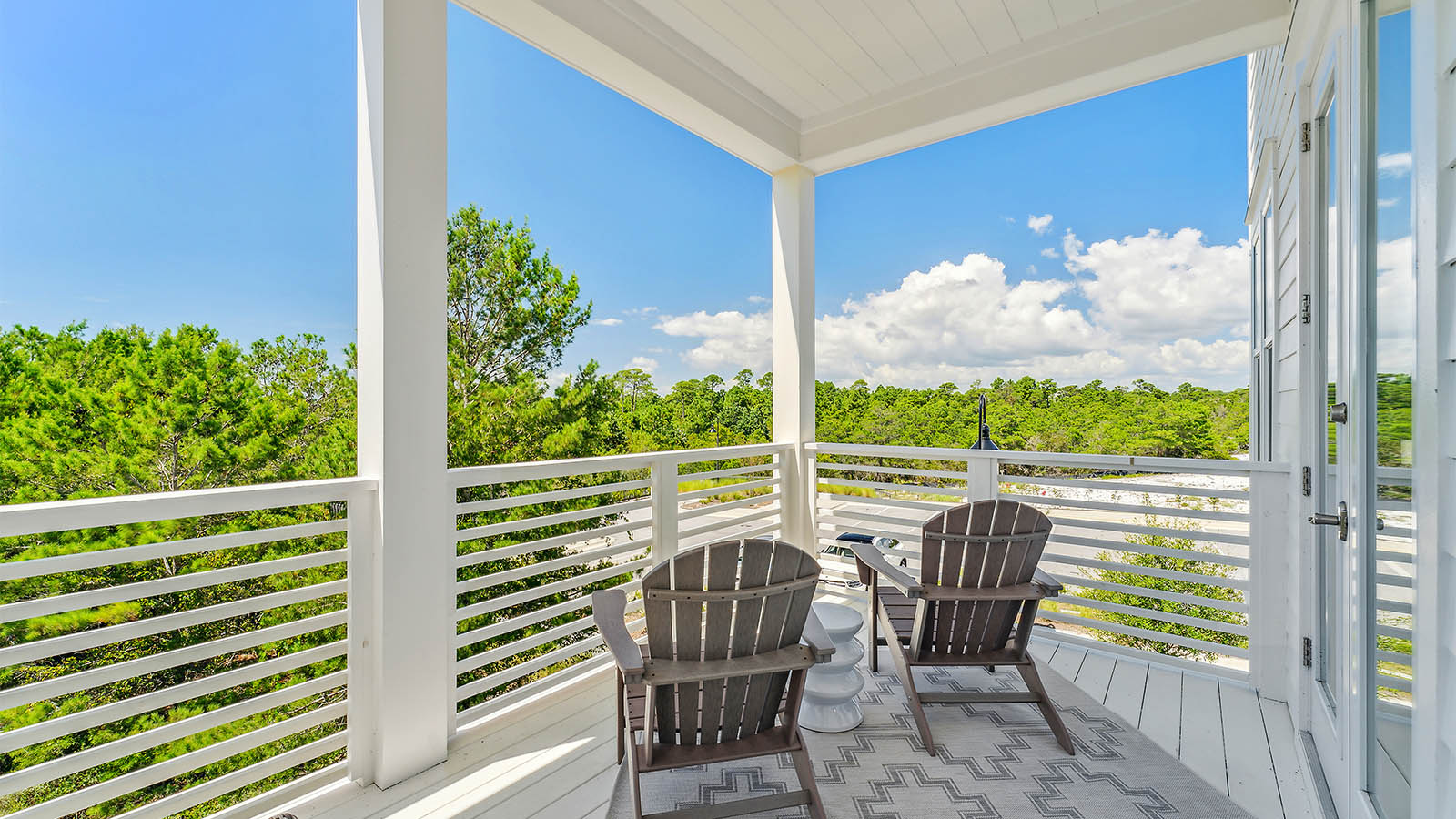 Enjoy the Florida afternoons from your covered balcony or sip on a morning coffee