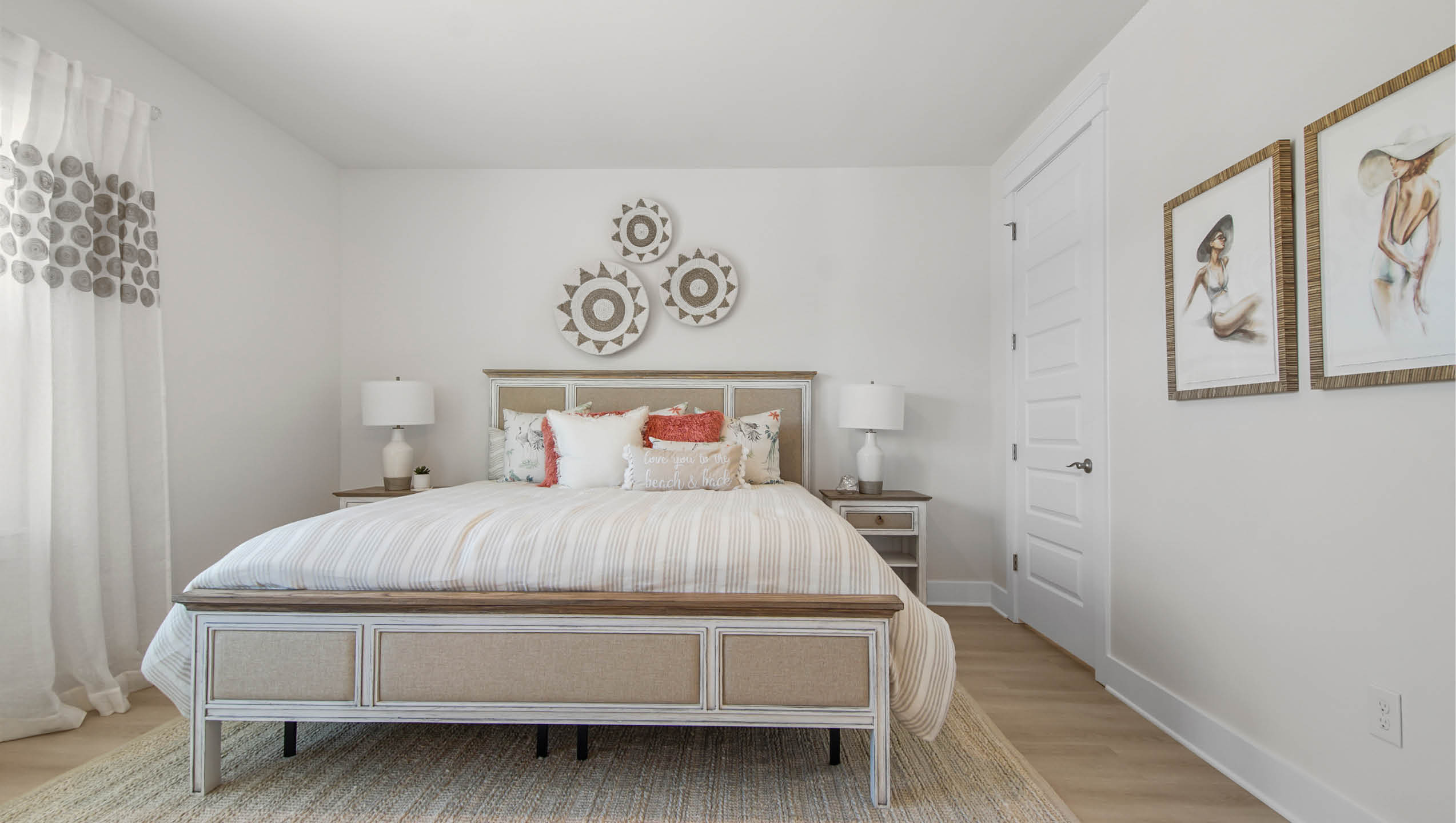 Spacious closet in bedroom five