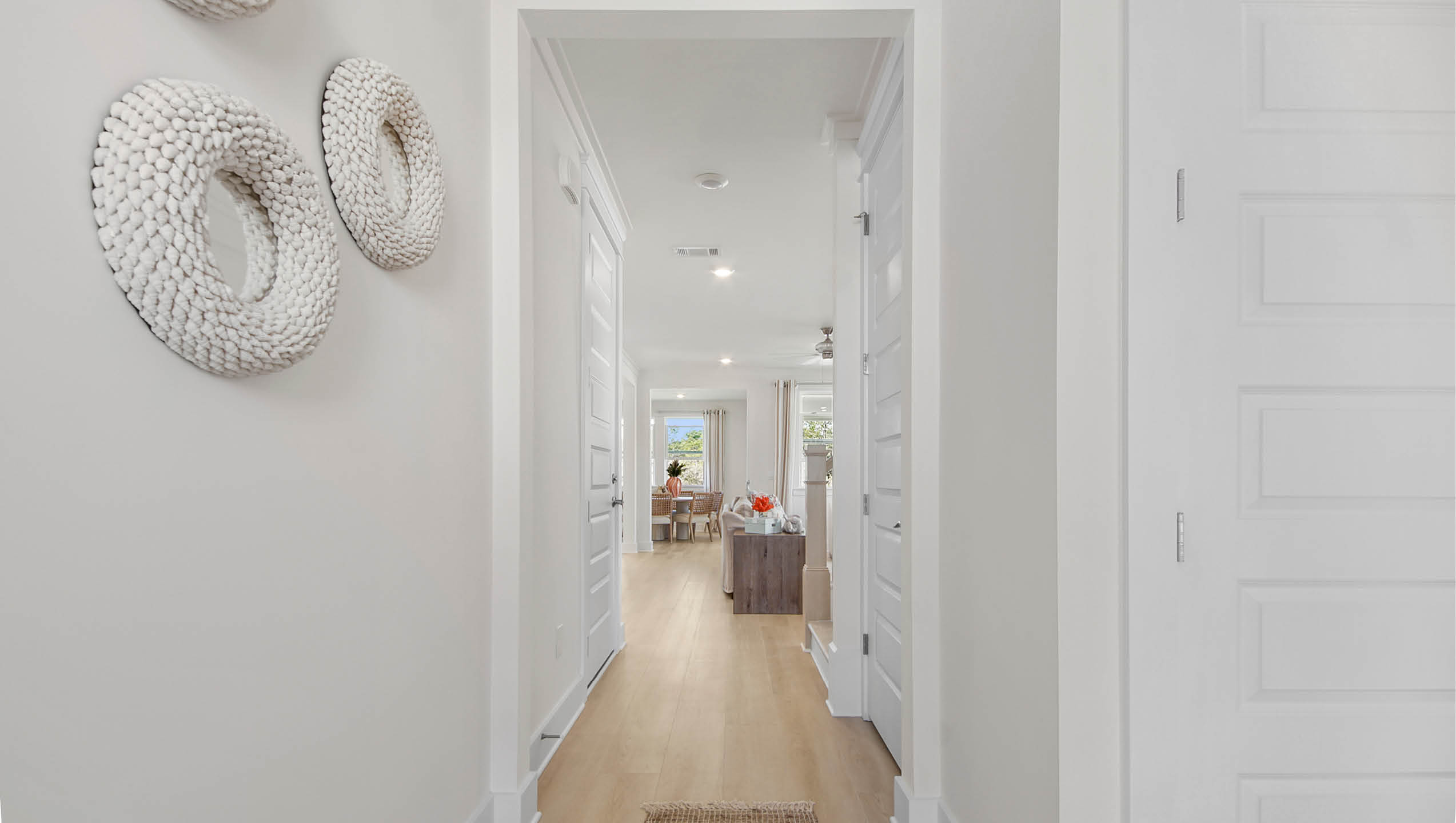Entry hallway leading to the great room
