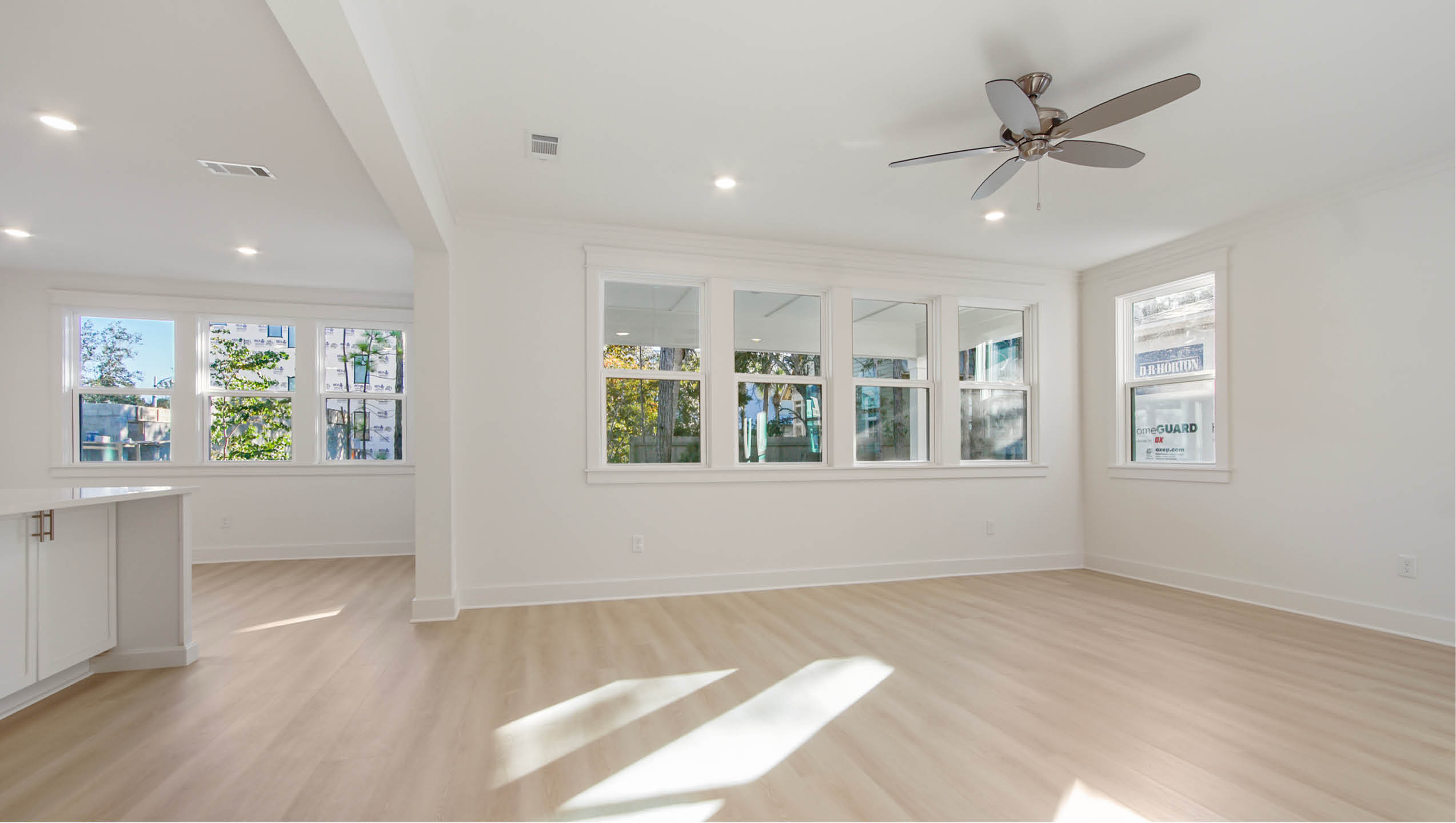 Dining area and great room on main level