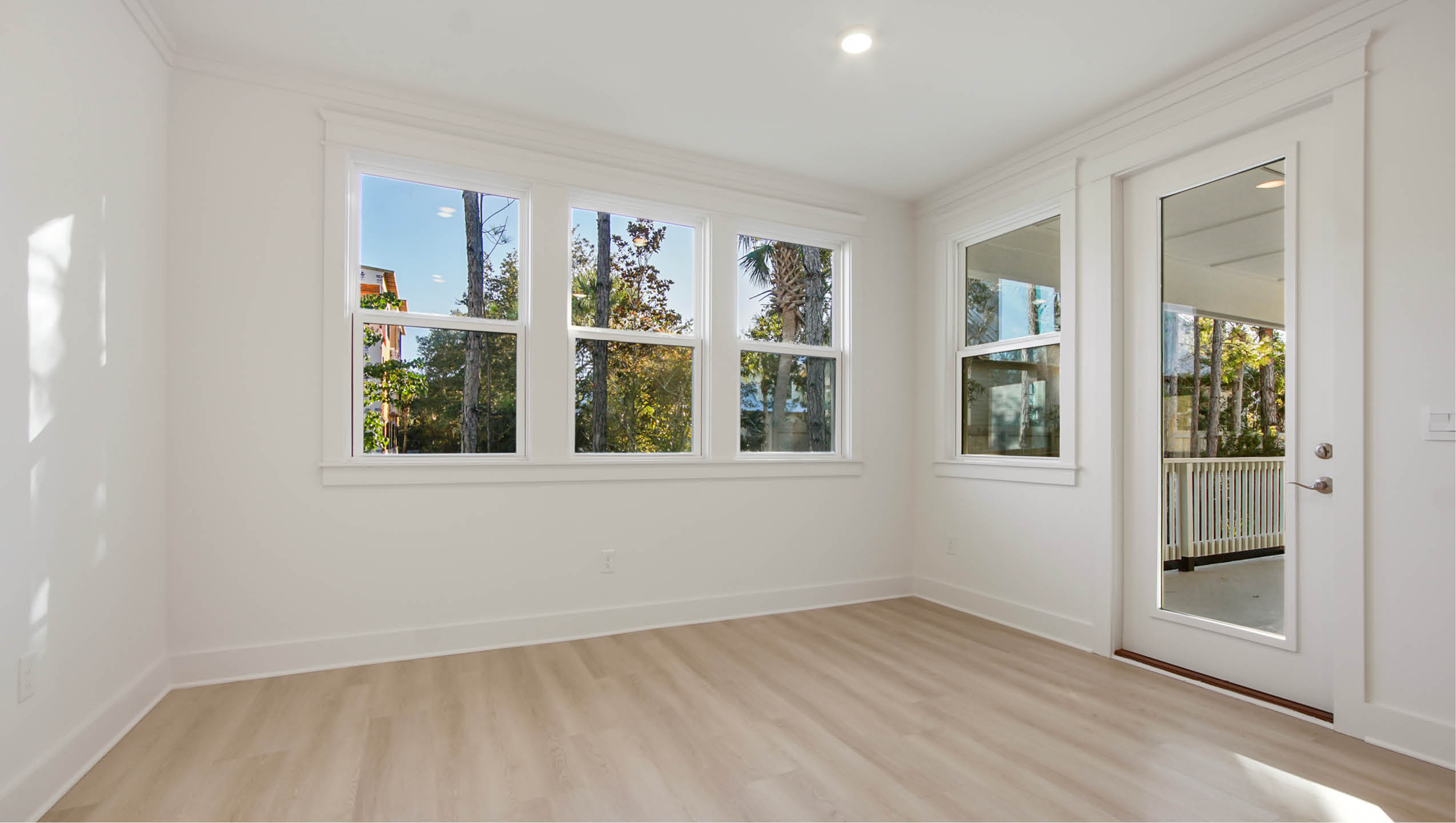 Dining area off kitchen with access to the covered patio