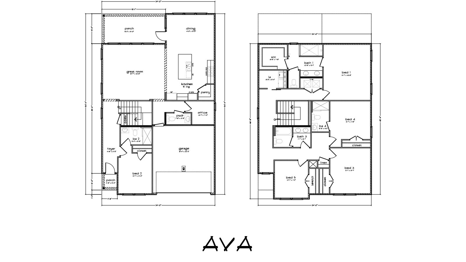 Parkside Ava Floorplan