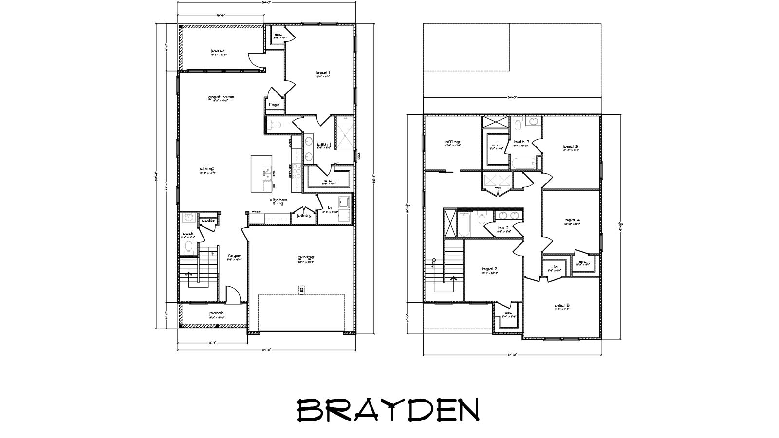 Parkside Brayden Floorplan