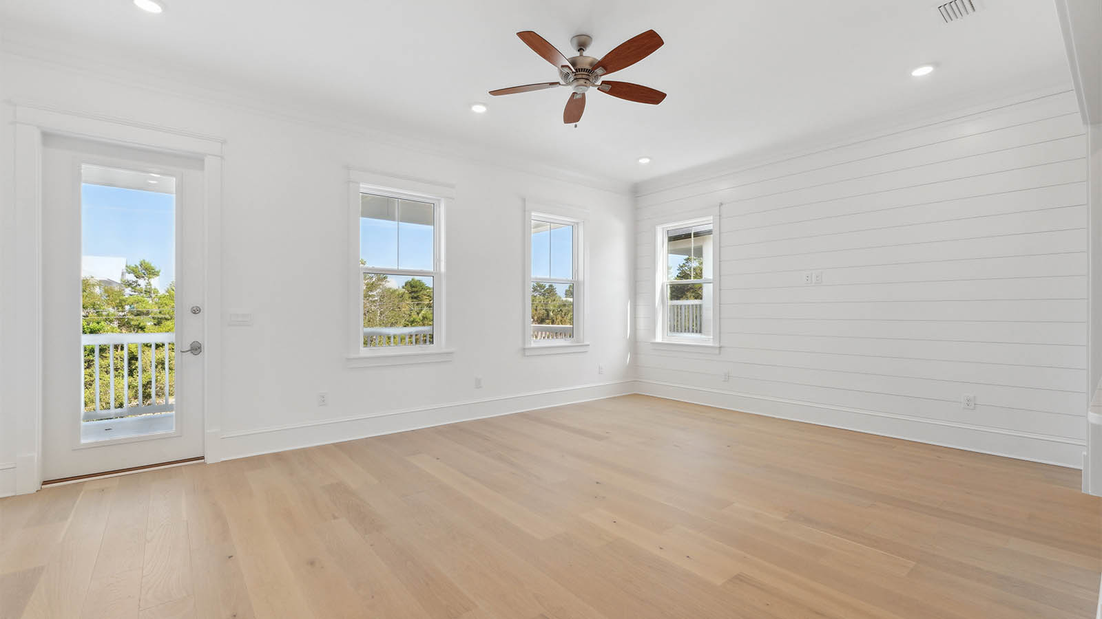 There is a covered deck off the great room