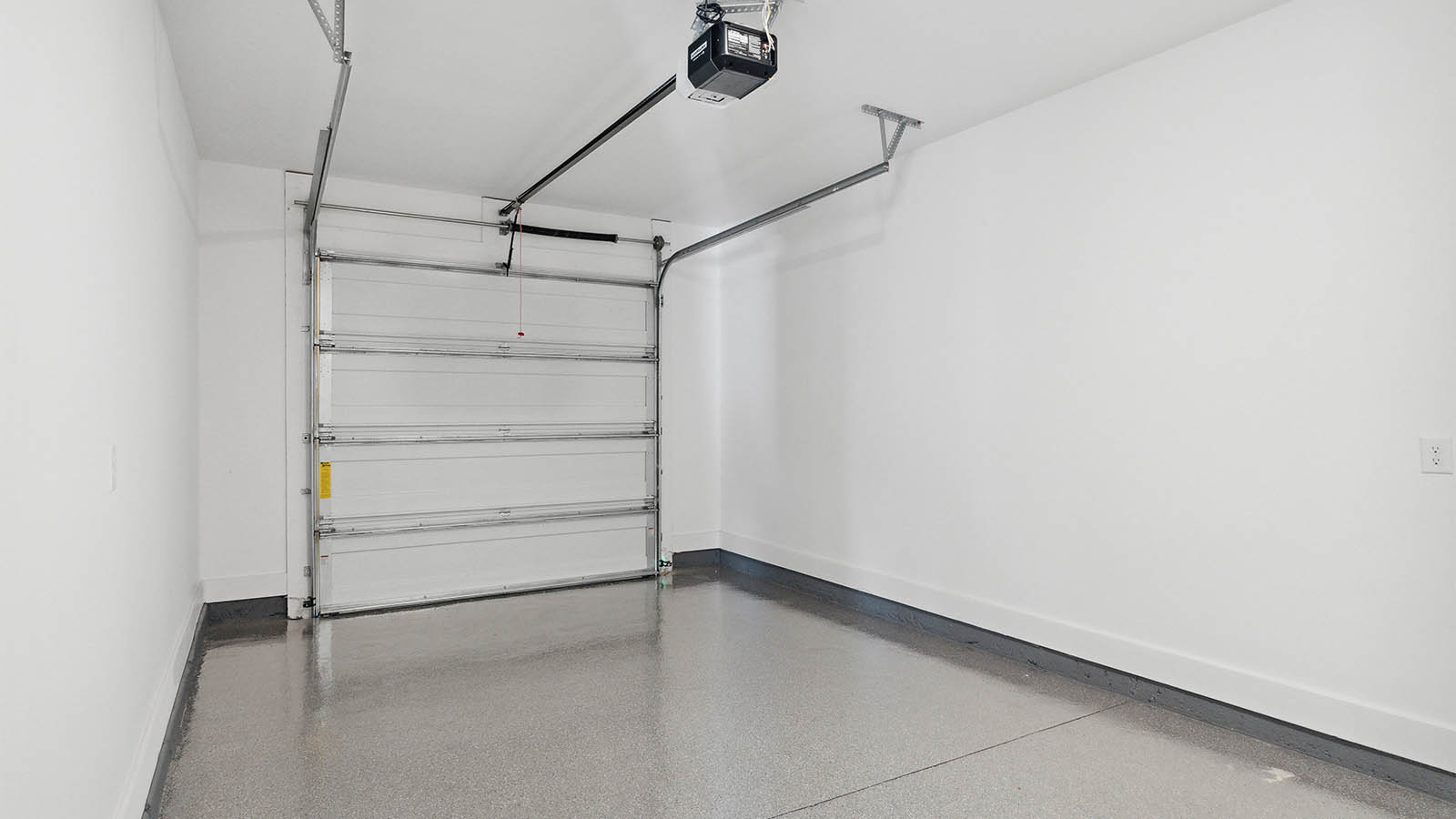 The separate garages have access to the home.