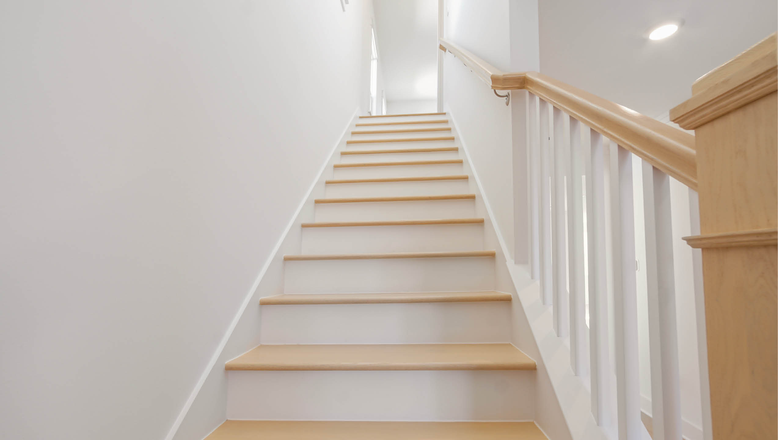 Stairs leading to the second level