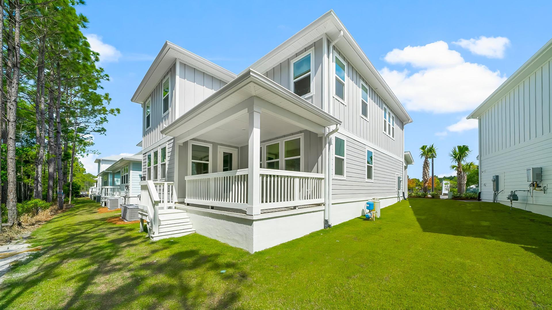 Covered back patio of the home at 25 Ashwood Drive
