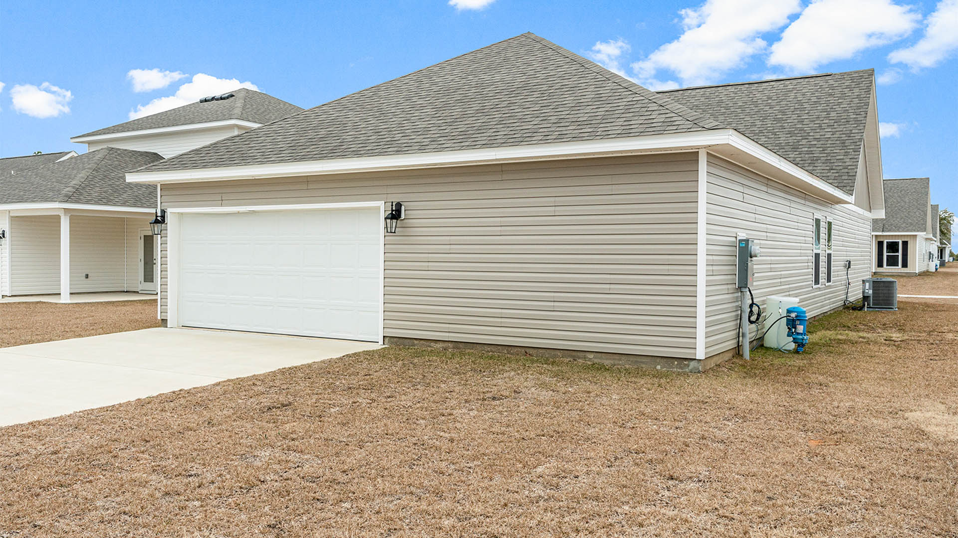 Rear Entry garage