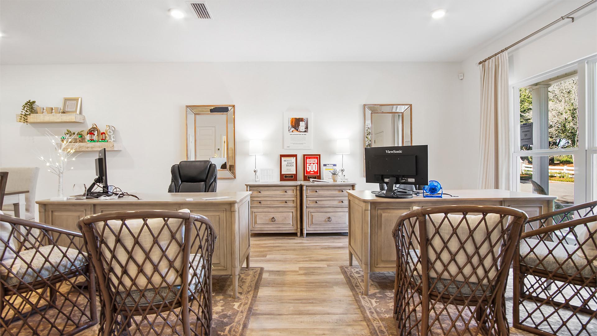 The interior of the Bayberry is an open concept design