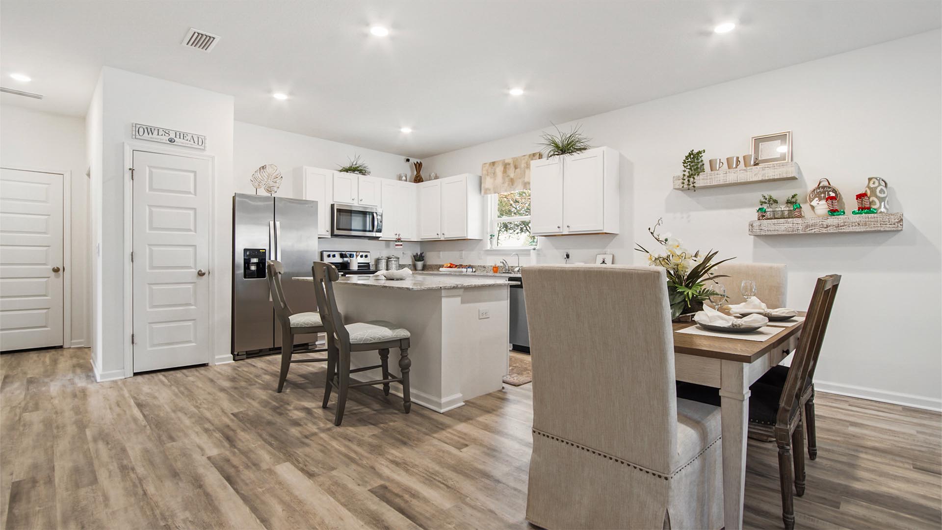 The main living area flows seamlessly