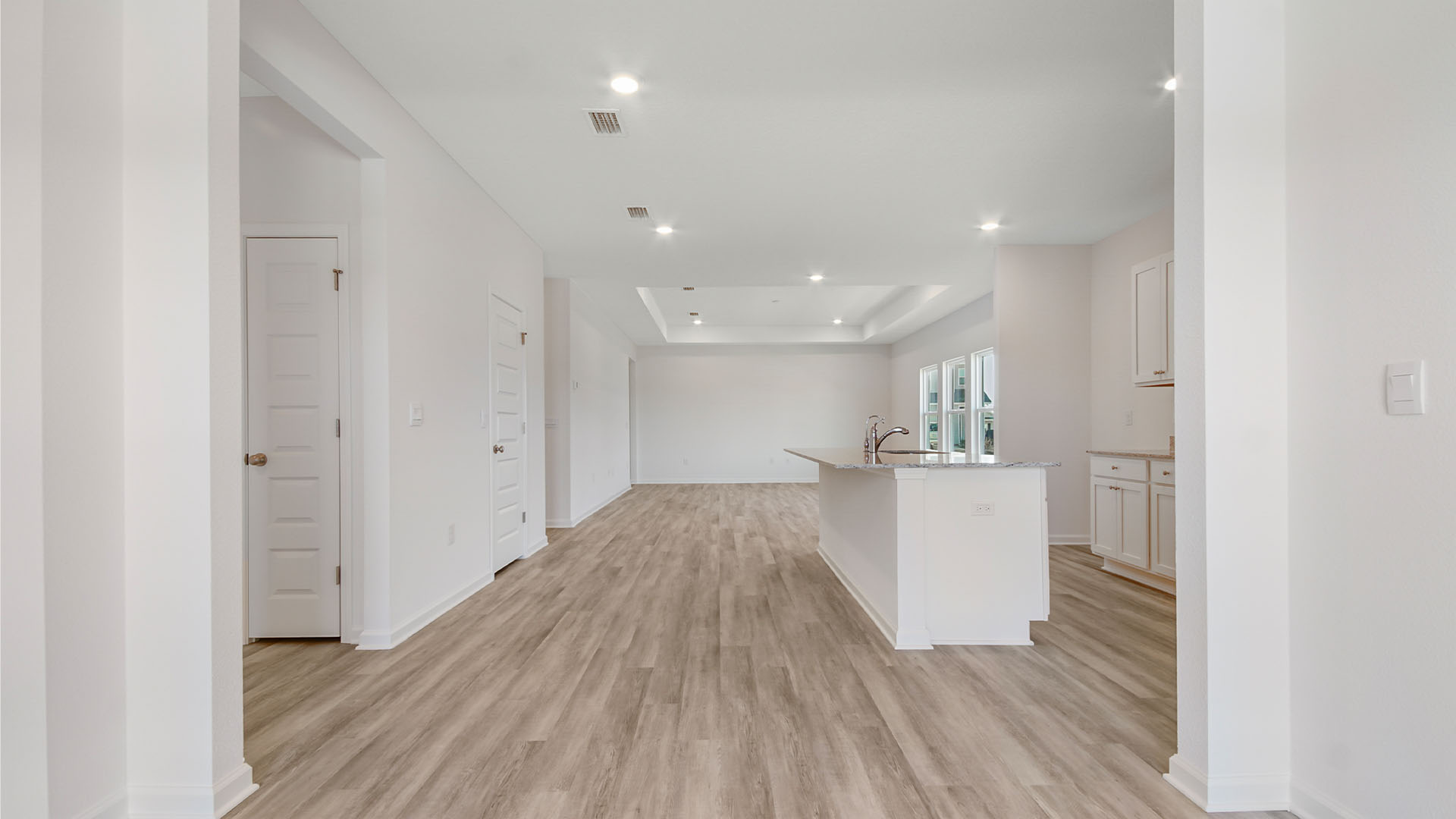 The front entry opens to the main living area