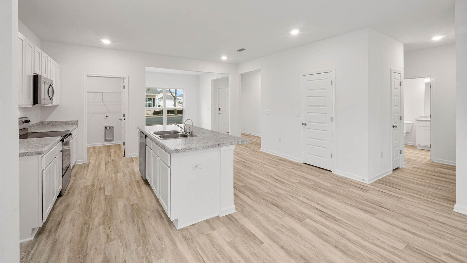 The kitchen will feature granite countertops and Whirlpool stainless appliances