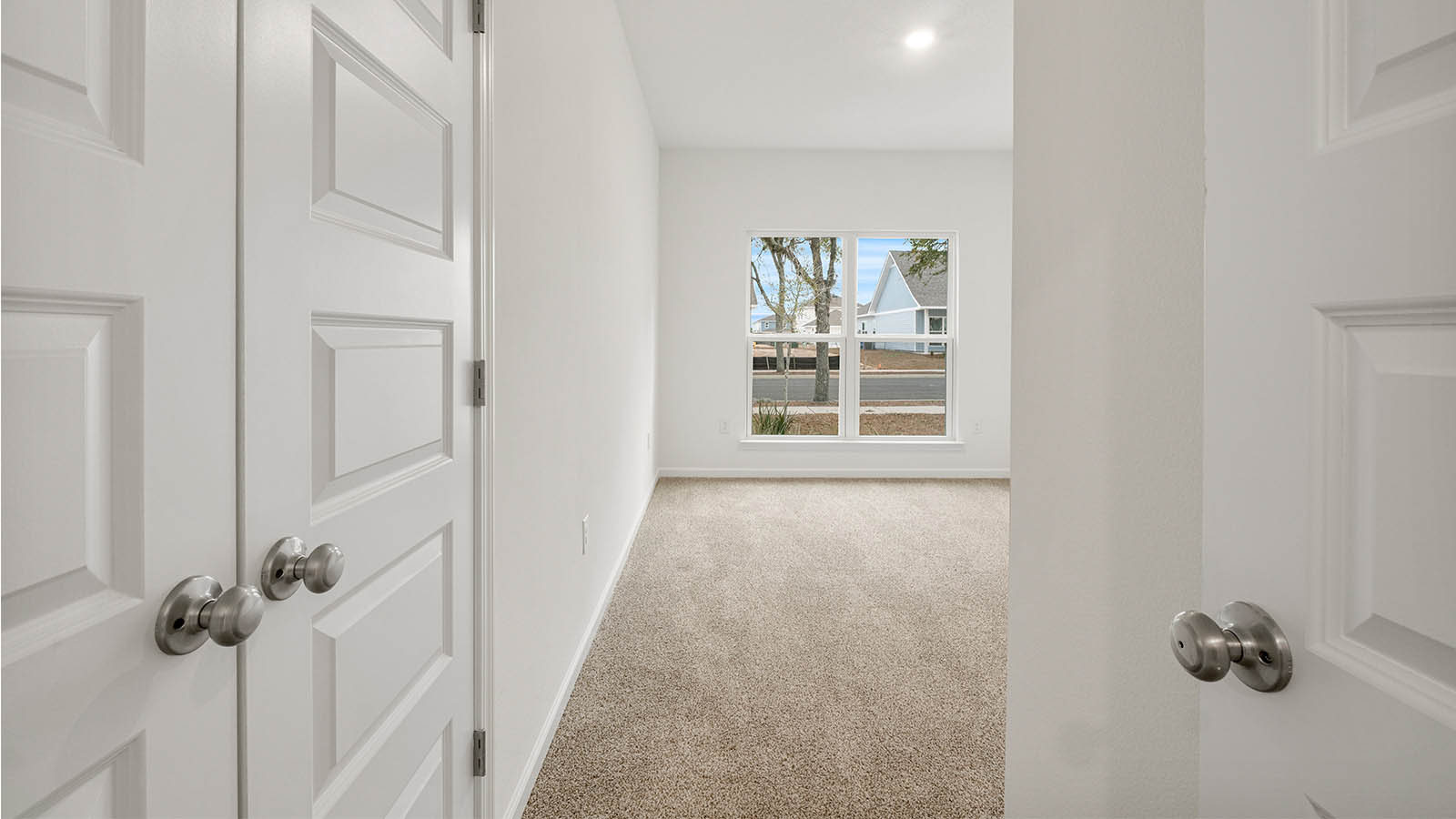 Hall to Bedroom two of the Mason floor plan