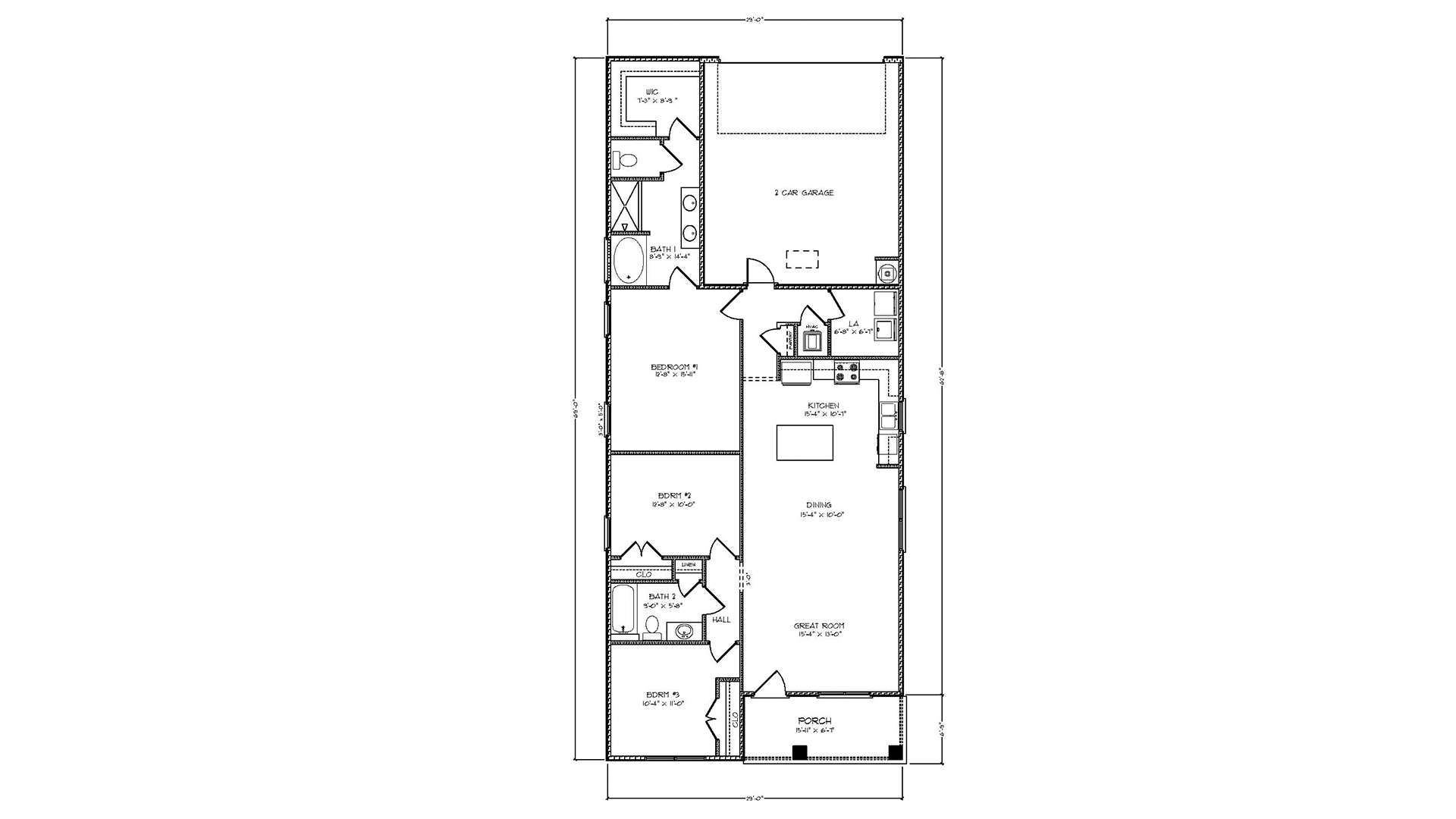 The Porter floor plan at Owl's Head Farms East