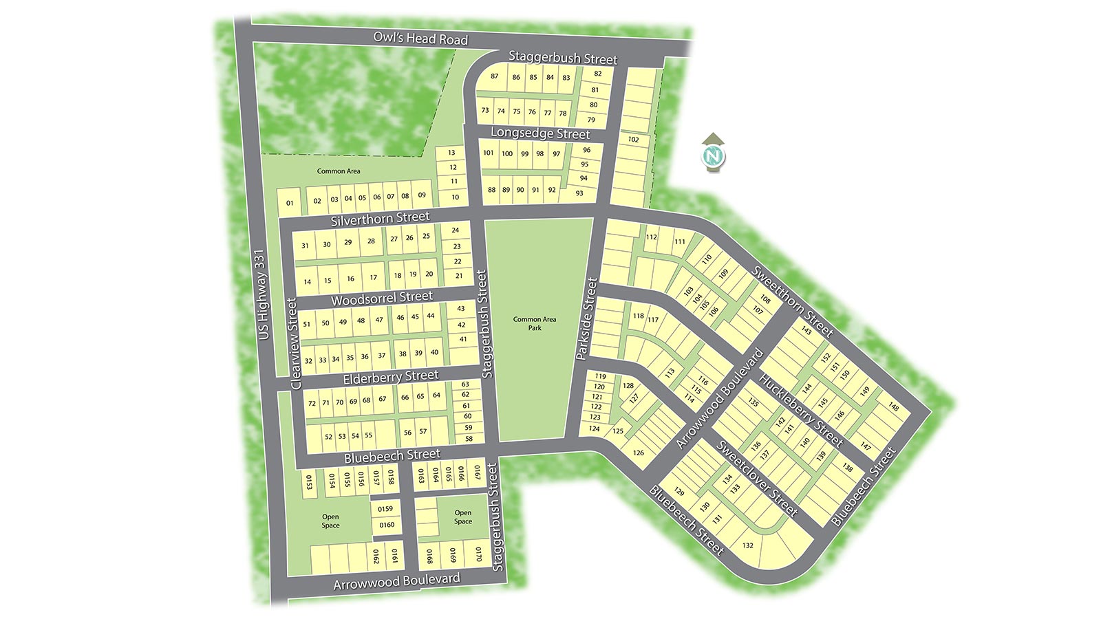 Static Lot Map