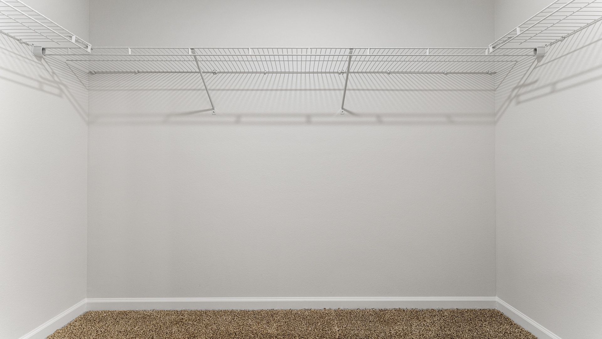 Spacious closet in primary bathroom