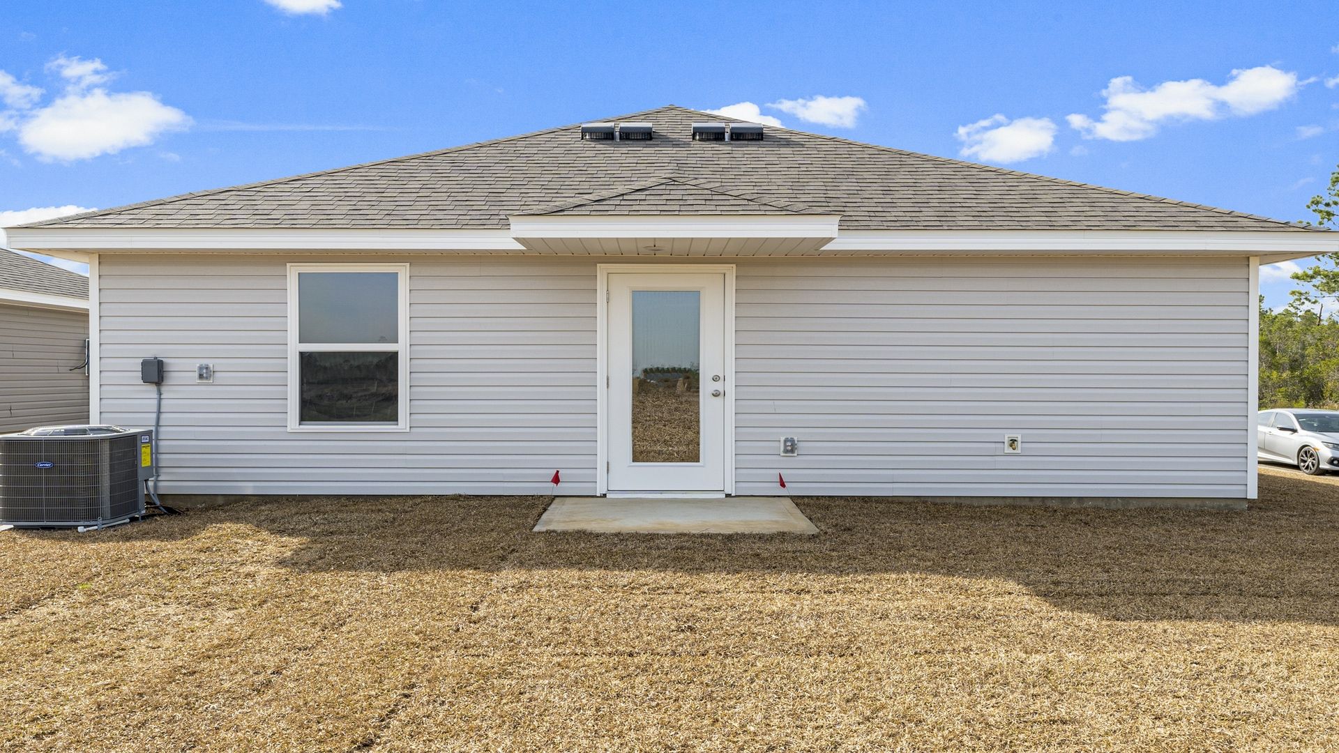 Callaway rear view at completion