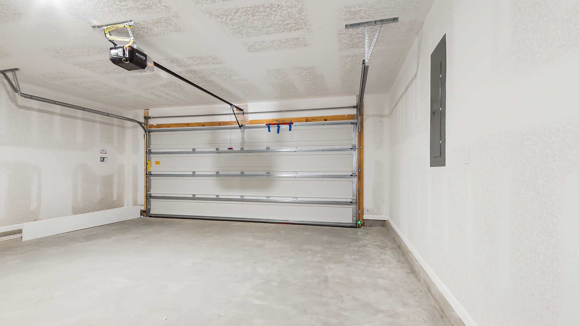 Two car garage with remote entry
