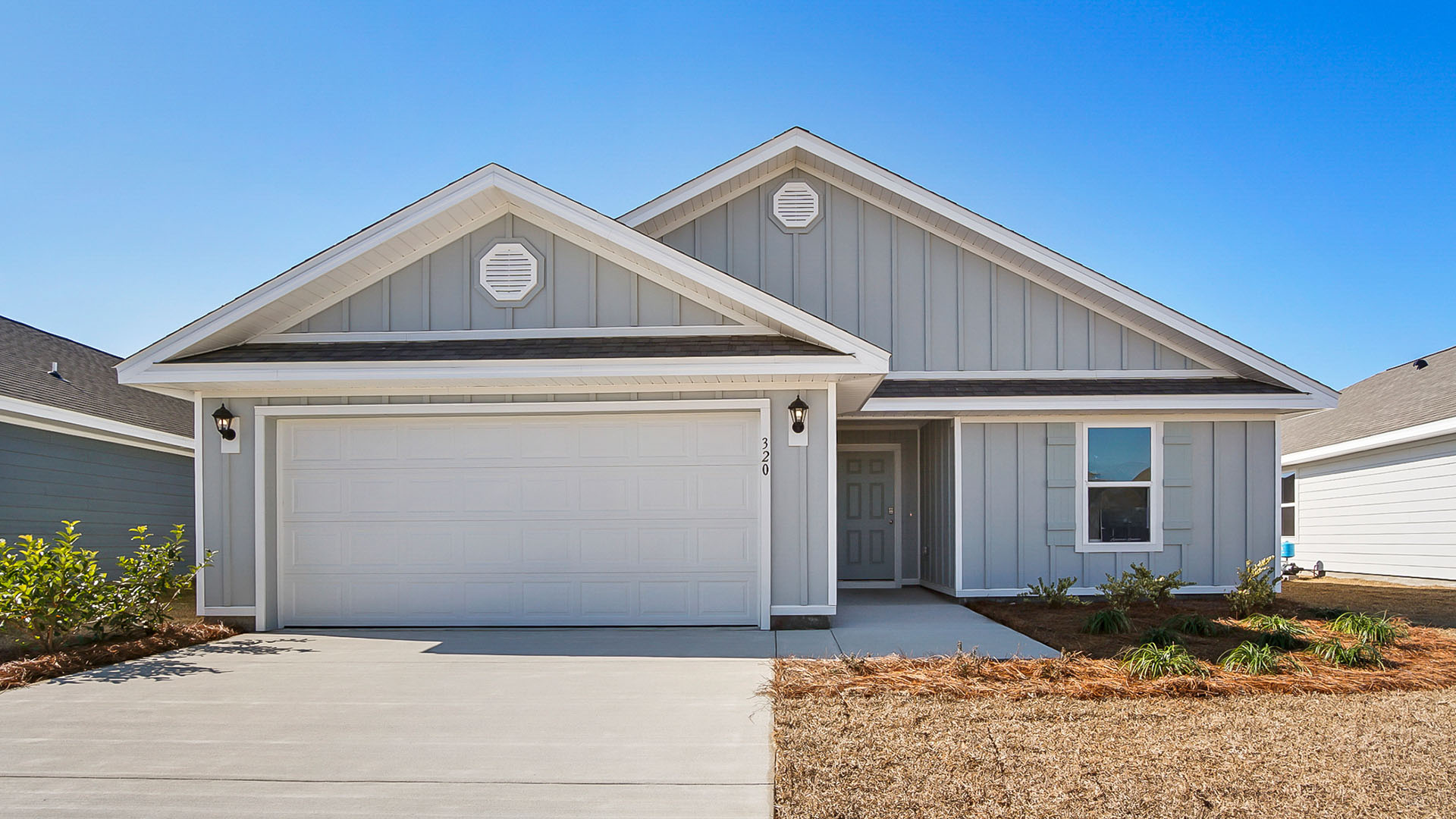 2405 Windbrook Street is a preconstruction homesite to be developed with the Lismore floorplan. This image shows a similar Lismore at completion.