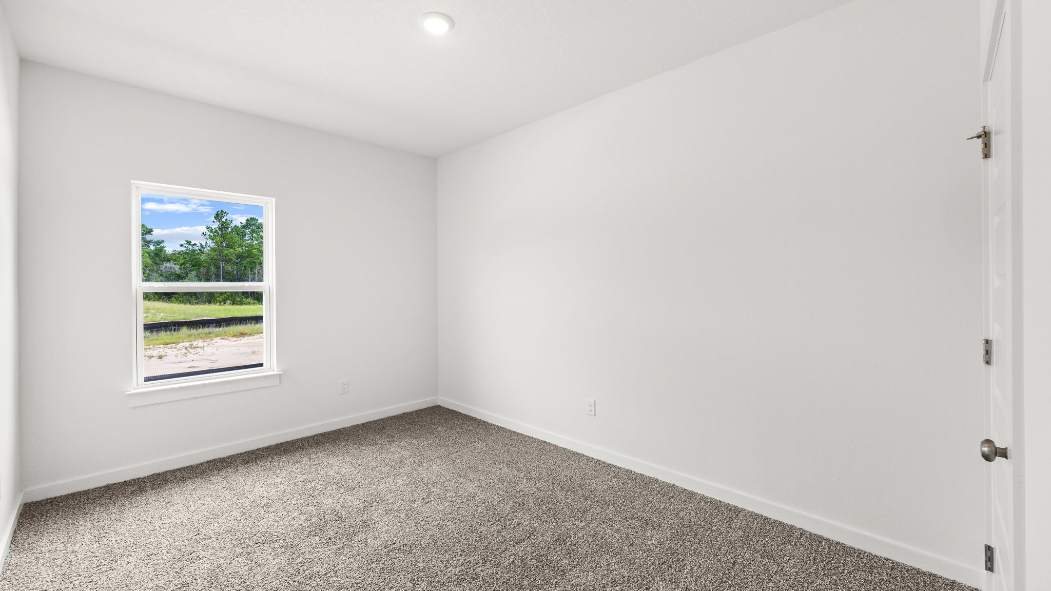 Bedroom three has carpet