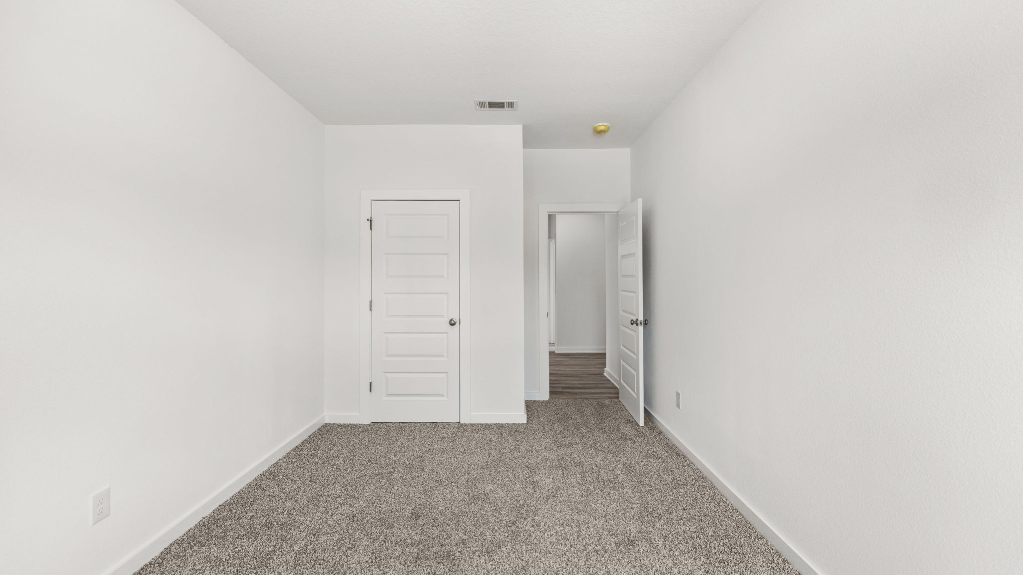 Bedroom three is by the garage access