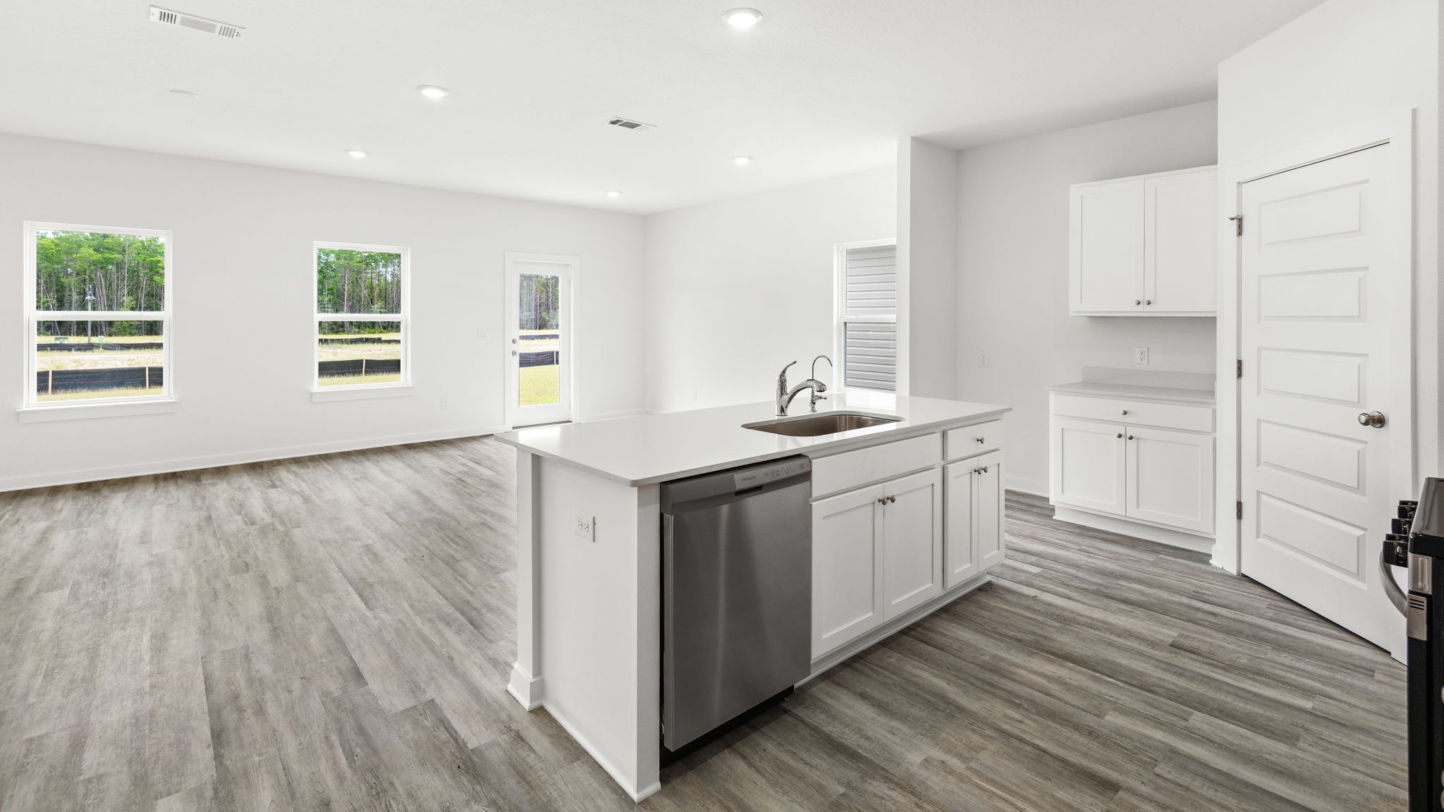 The Walker has an open concept living area
