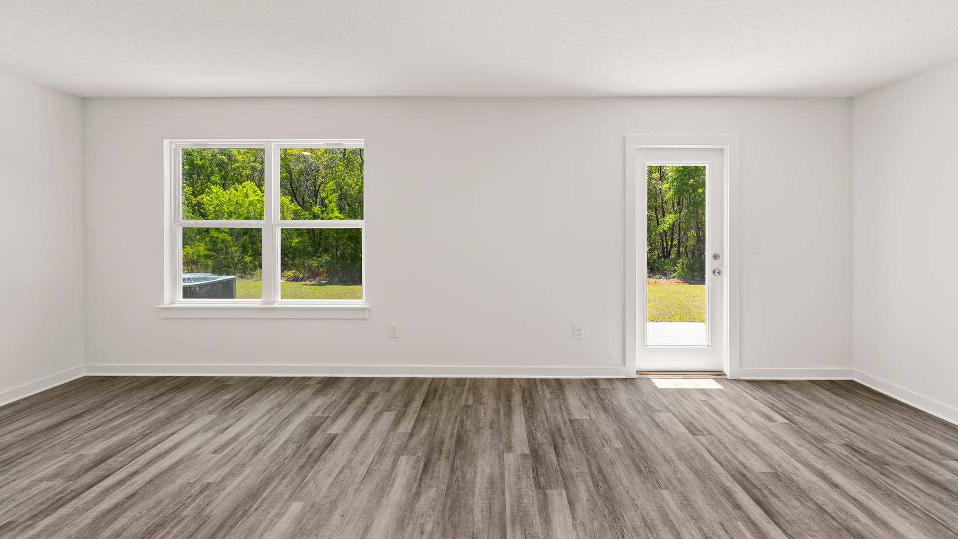 The open concept living area allows for comfort and functionality