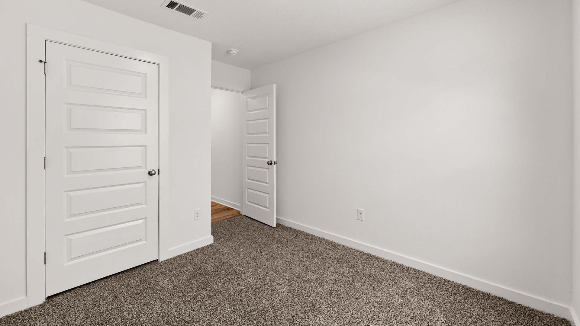 Guest bedroom three has a closet